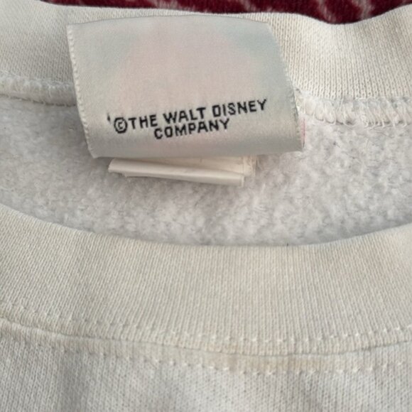 Vintage Mickey Disneyland Mickey Mouse Sweatshirt White - Picture 3 of 15
